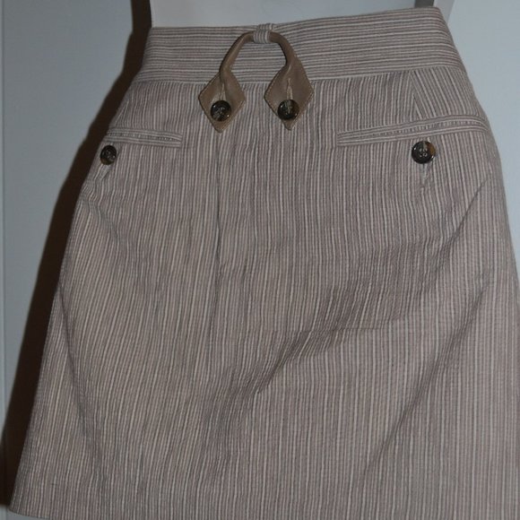 BCBG Max Azria size 6 brown mini skirt - Picture 8 of 9